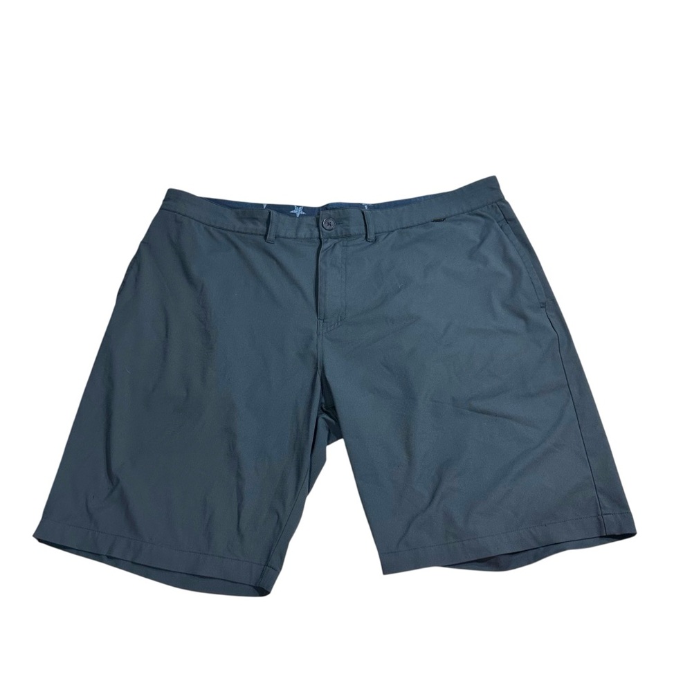 Travis Mathew Wanderlust Men Smoky Blue Shorts Sz 40x10 Golf Flat Front Pockets